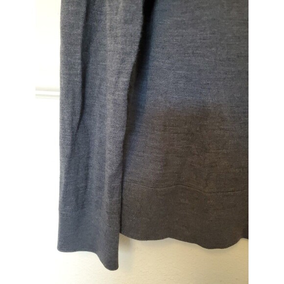 The Men's Store Bloomingdale's Merino Wool Gray Sweater Mens L Large Collared - Picture 5 of 16